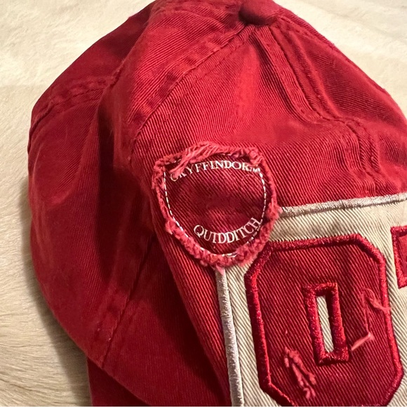 Harry Potter Gryffindor Quidditch 07 Ball Cap Adjustable Hat - Picture 3 of 7